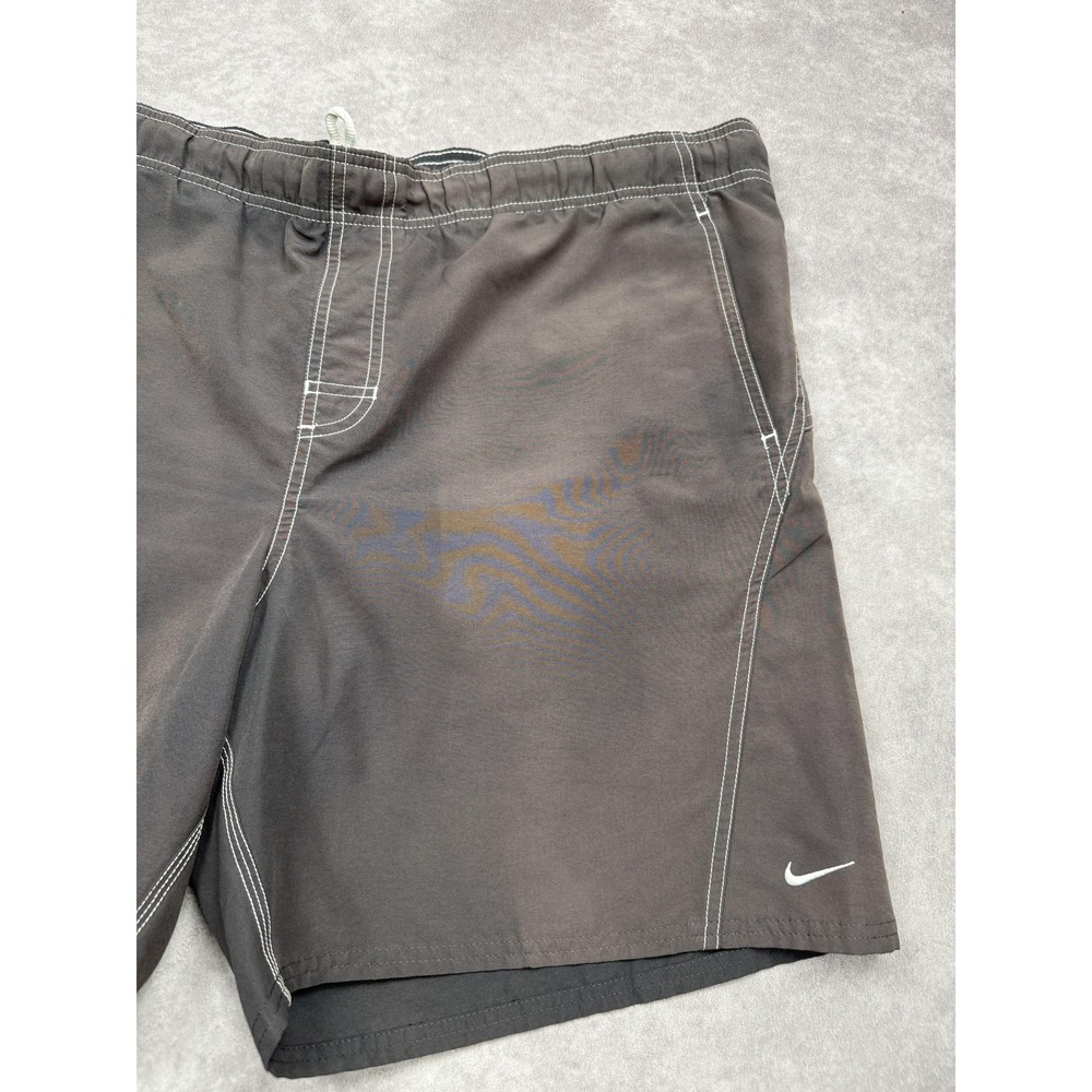 Nike Swim Trunks Shorts Mens Large Lined Mesh Pockets Drawstring Quick Dry Swimw - Picture 4 of 16